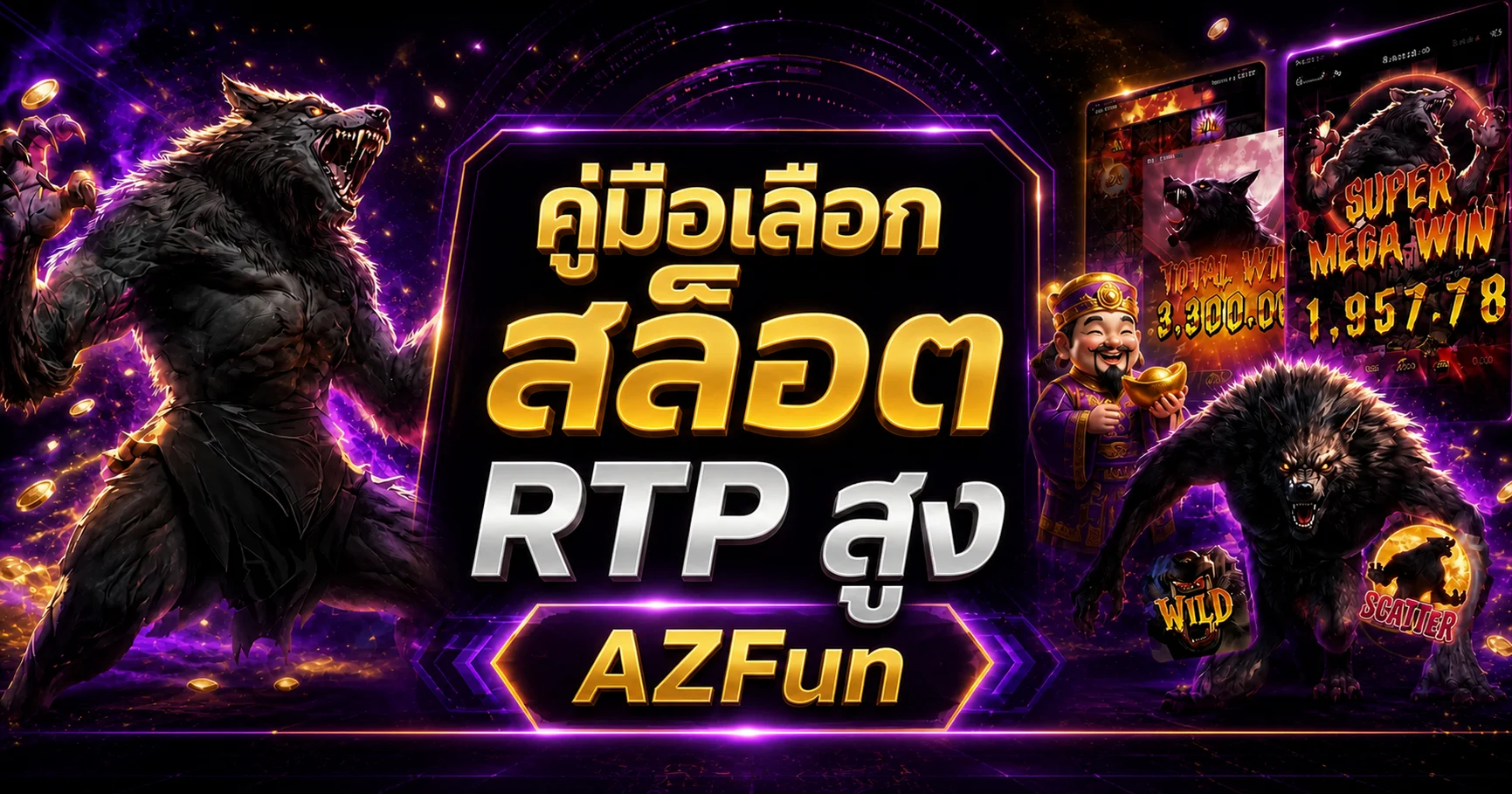 AZFun คู่มือเลือกสล็อต RTP สูงสำหรับมือใหม่